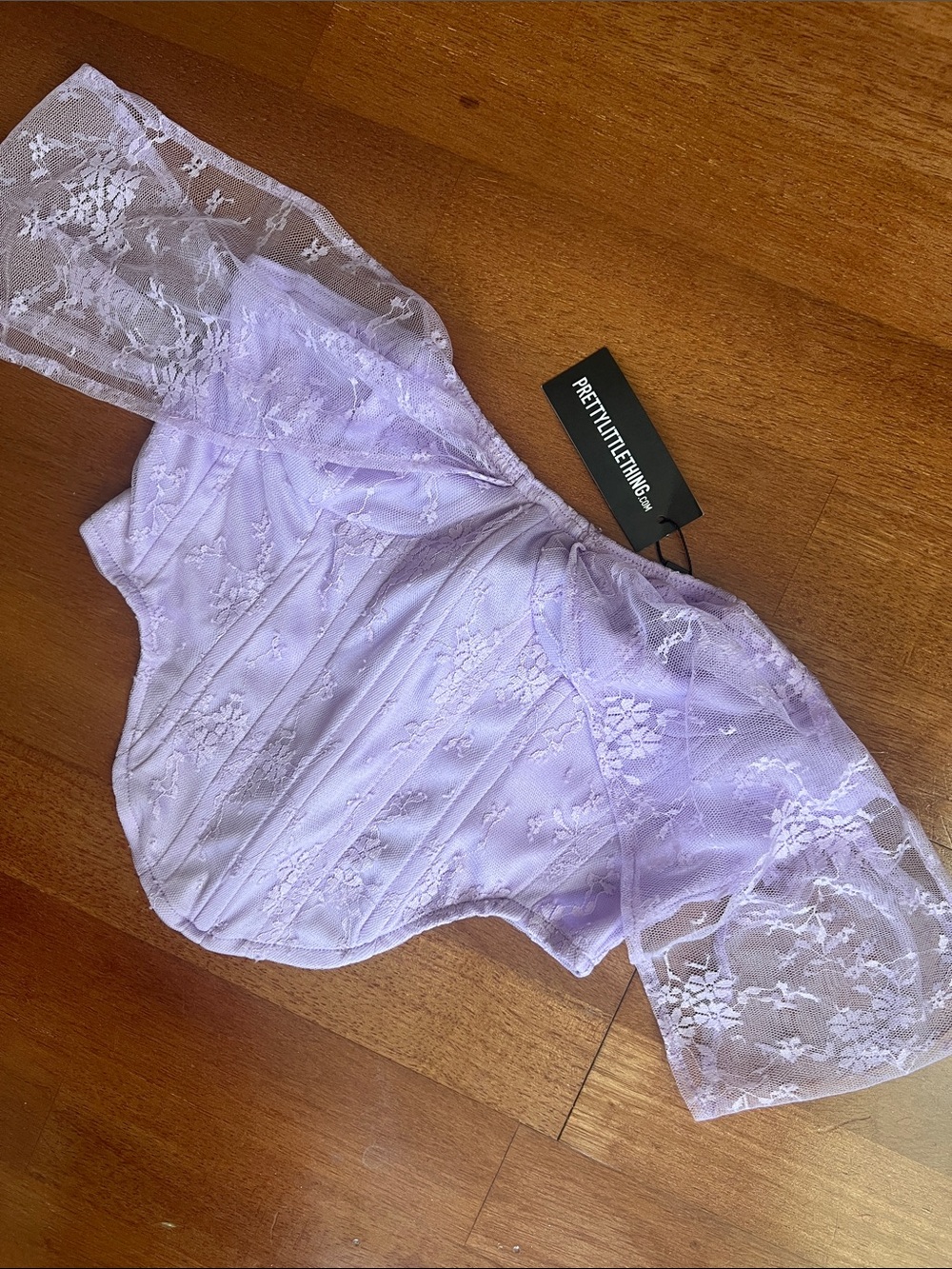 PrettyLittleThing Lace Top